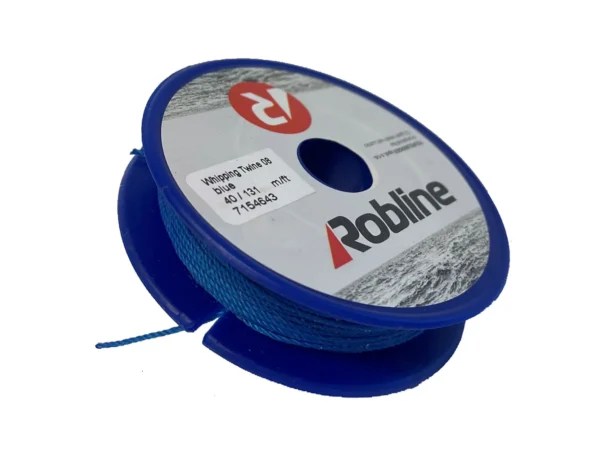 Robline Waxed Whipping Twine - 0.8mm x 40M - Blue