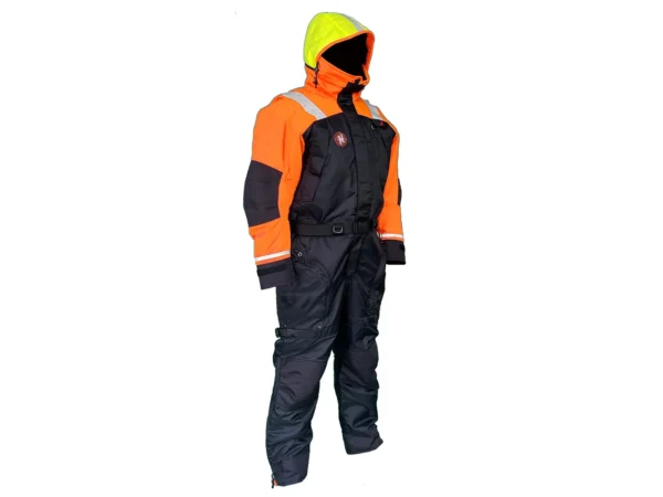 First Watch Anti-Exposure Suit Hi-Vis - Orange/Black - 3XL