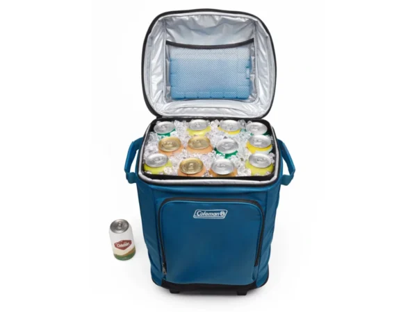 Coleman CHILLER™ 42-Can Soft-Sided Portable Cooler w/Wheels - Deep Ocean - Image 3