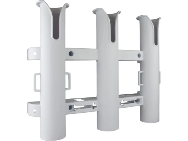 Sea-Dog Triple Threat Three Pole Rod Holder - White