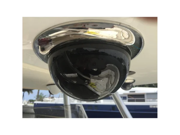 Iris Miniature Marine PTZ Dome Camera - Stainless Bezel - Hi-Def Ethernet IP - 10x Digital Zoom - 4 in 1 Video Format - Image 2