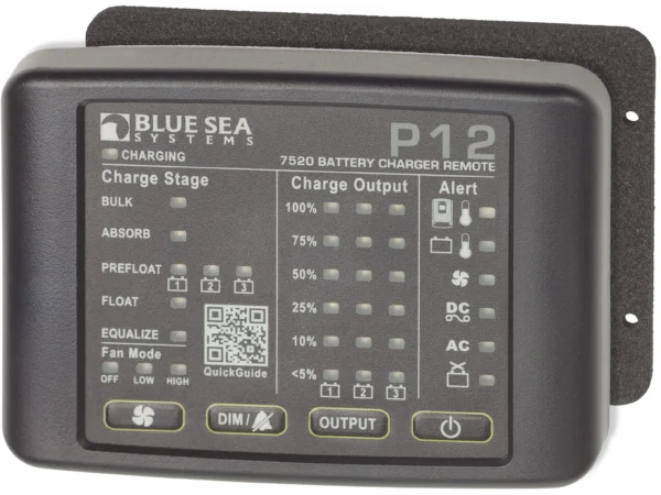 Blue Sea LED Remote For P12 Battery Chargers