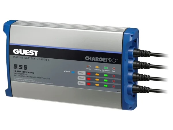 Guest 2713A 15A 3 Bank 120V Input Battery Charger