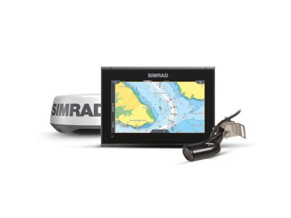 Simrad GO9 XSE Halo20 radar 83/200 kHz Skimmer C-Map Discover