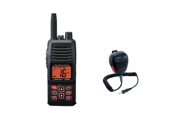 Standard HX400 5W Handheld VHF With CMP460 Speaker Microphone